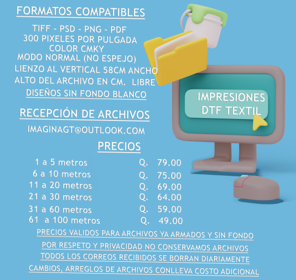 Impresion DTF Textil