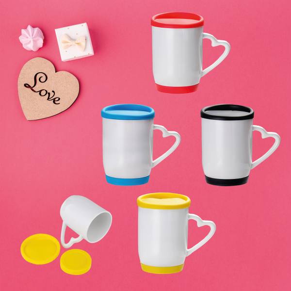 Tazas asa de corazón