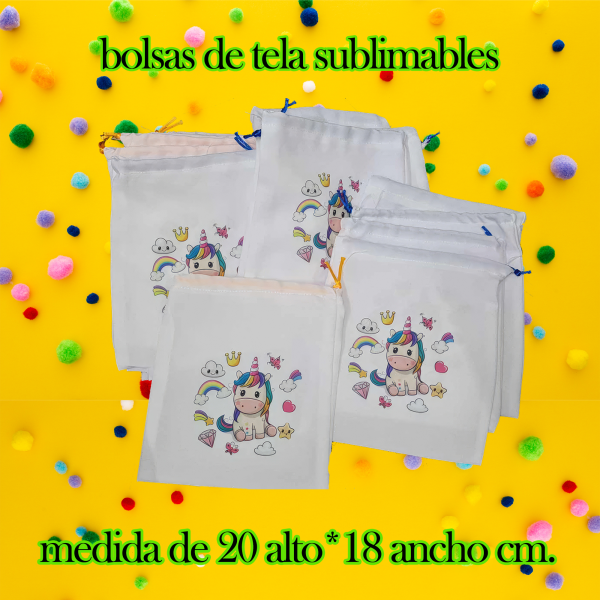 Bolsa de tela para sublimar