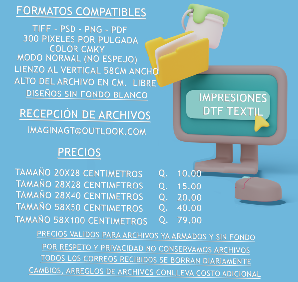 Impresion DTF Textil
