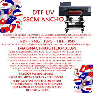 Impresion DTF UV