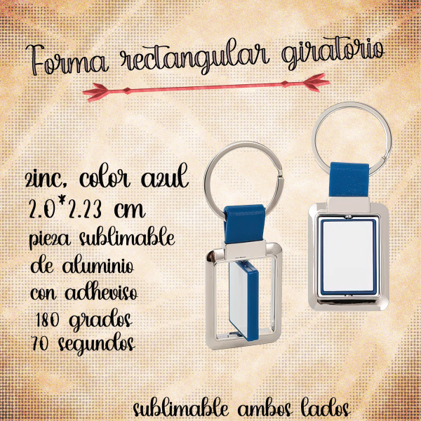 llavero giratorio 3 colores disponibles, selecciona tu opcion