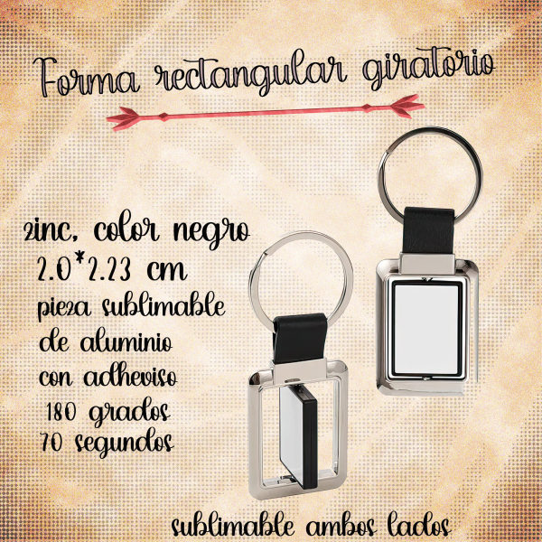 llavero giratorio 3 colores disponibles, selecciona tu opcion