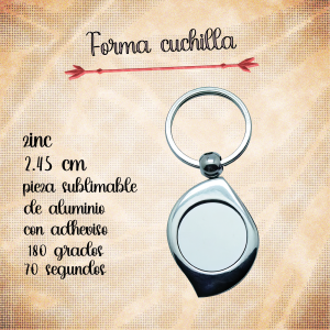 llavero forma de cuchilla