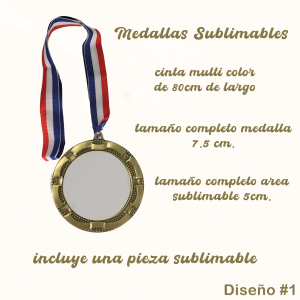 Medallas para sublimar