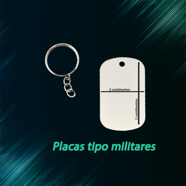 Placas tipo militar