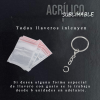 Llaveros acrilico varios diseños