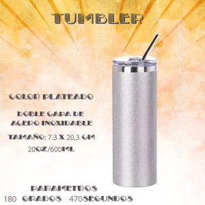 TUMBLER GLITTER SUBLIMACIÓN