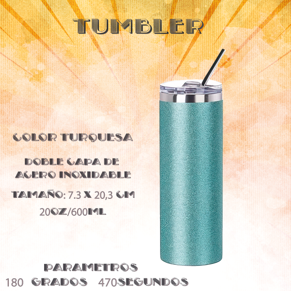 TUMBLER GLITTER SUBLIMACIÓN