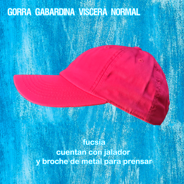 Gorra gabardina textura lisa visera normal