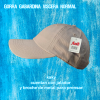 Gorra gabardina textura lisa visera normal
