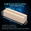 led rectangular Bases de luz led diferentes diseños - nuevos precios mas economicos