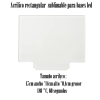 Acrilico sublimable para bases led, el precio de este item es solo para acrilico