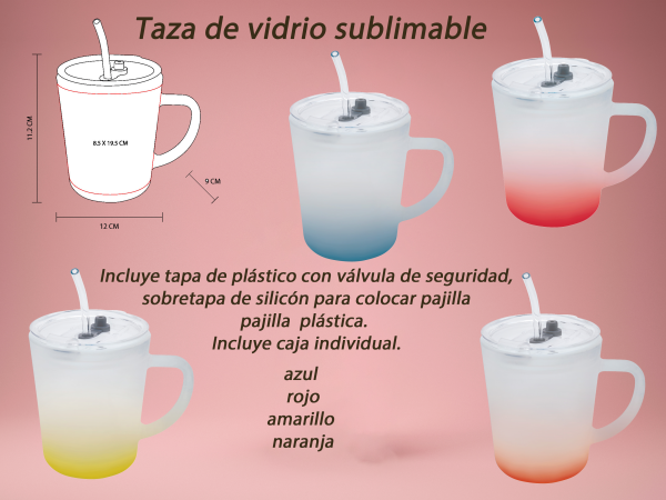 Taza frost conica sublimable