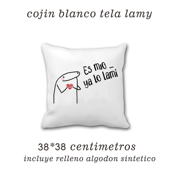 Cojin blanco para sublimar