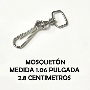 Mosqueton de metal para lanyard