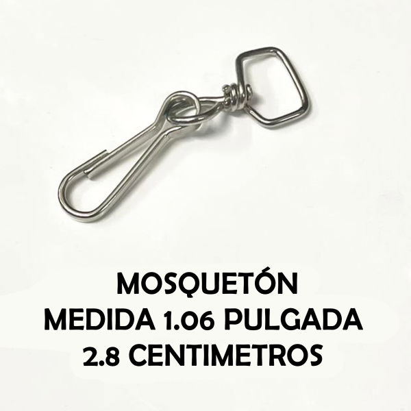 Mosqueton de metal para lanyard