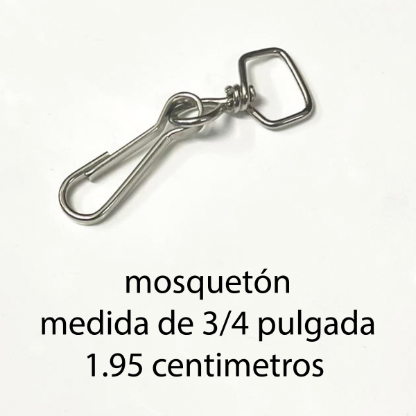 Mosqueton para lanyard 3/4 pulgada
