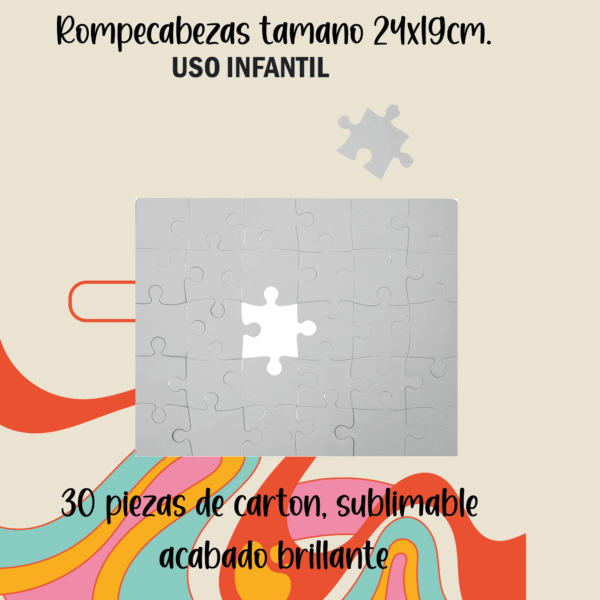 Rompecabezas para sublimar infantil