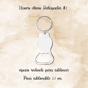 llavero destapador diseño #2