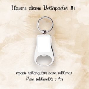 destapador llavero diseño #1