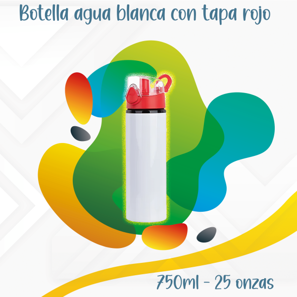 pachon blanco con pipeta roja