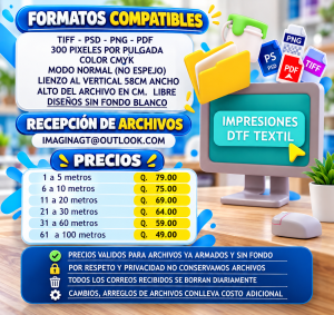 Precios dtf textil proyectos grandes