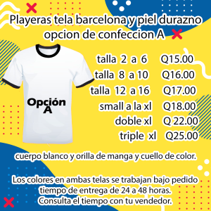 Diseño de confeccion opcion A