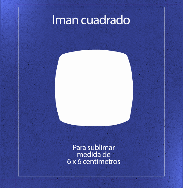 Iman cuadrado para sublimar