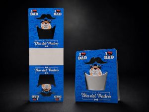 caja para taza de 11 y 12 onzas alusiva a papá
