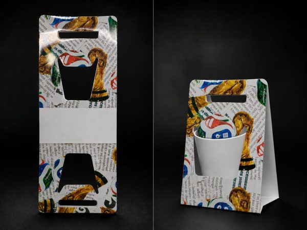 Caja para empaque de taza diseño Deportivo