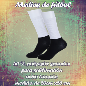 Medias de fut-bol para sublimación