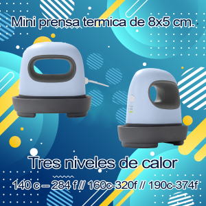 plancha o mini maquina de sublimacion ovalada