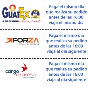 opciones de transportes departamentales