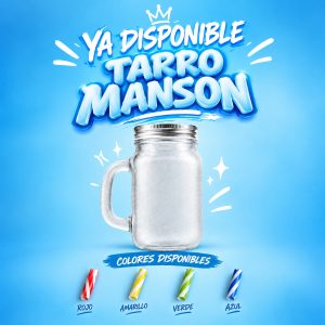 tarro sublimable frost manson 12 onzas